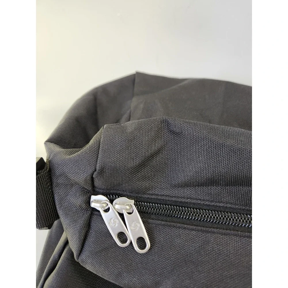 Samsonite Duffel Bag Mens X-Large Black Nylon Travel Gym Packable 27in